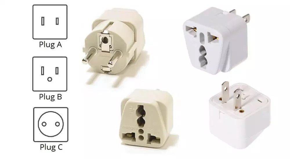 travel adaptor used in thailand